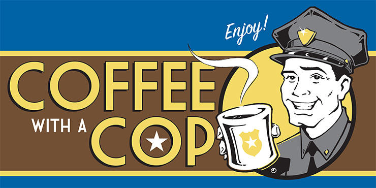 coffee with a cop poster.