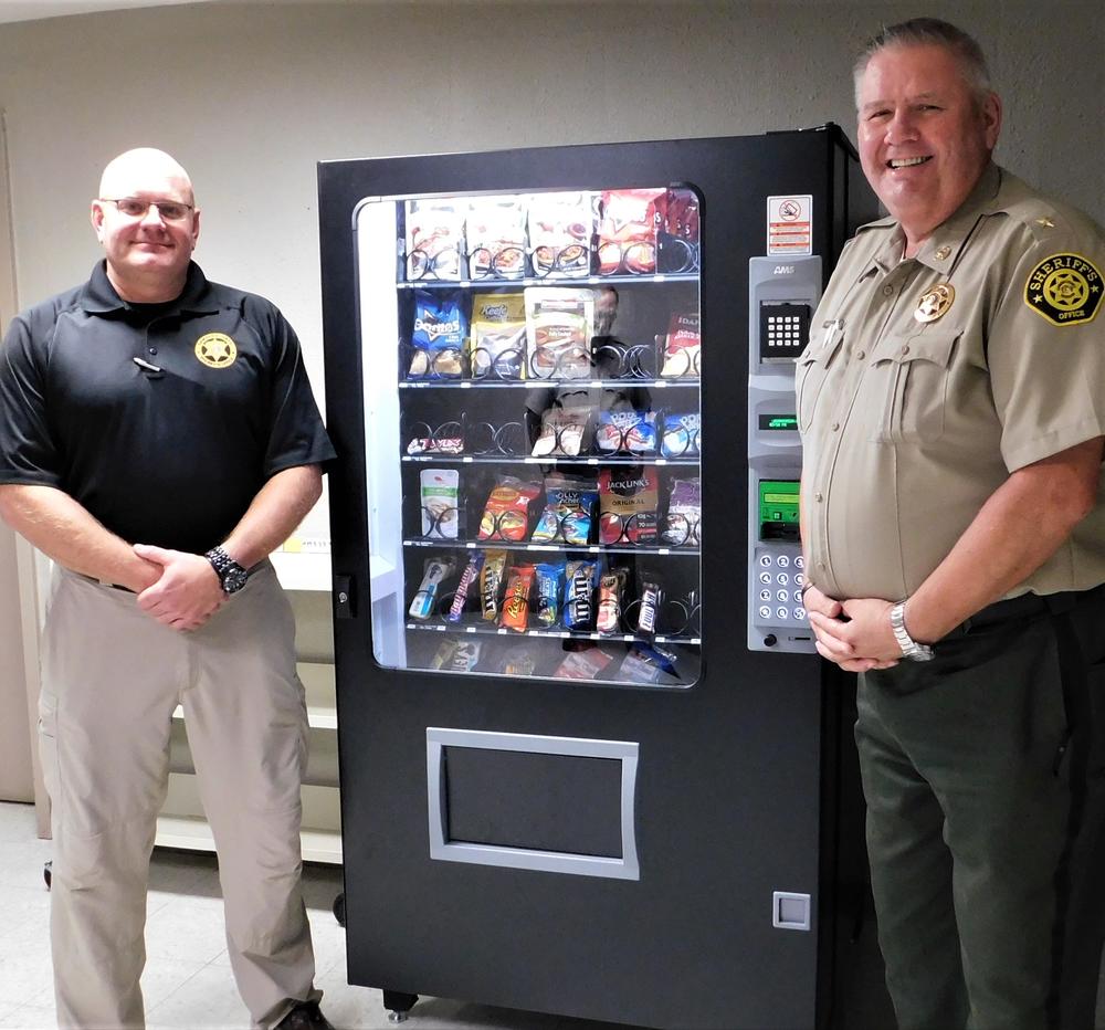 Captain Chris Moehle and Sheriff Tony Helms.